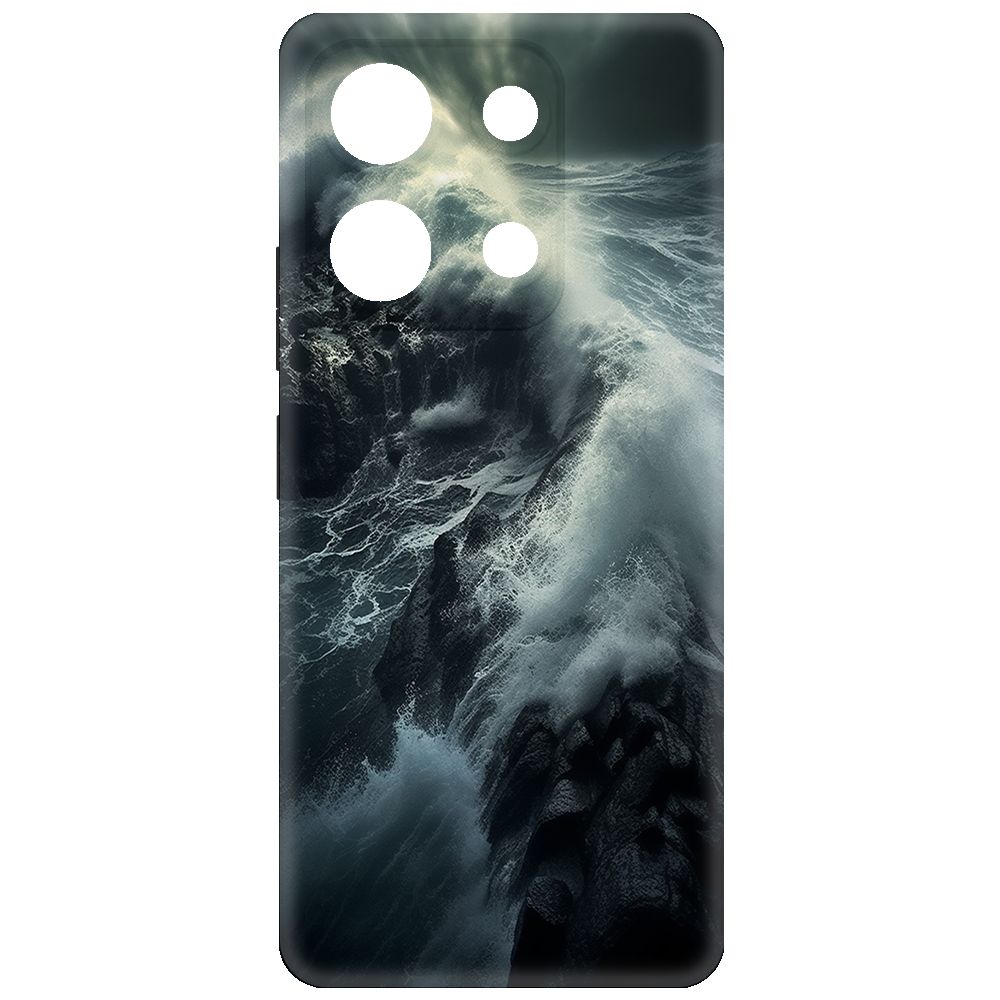 

Чехол-накладка Krutoff Soft Case Шторм для Infinix Note 30i черный