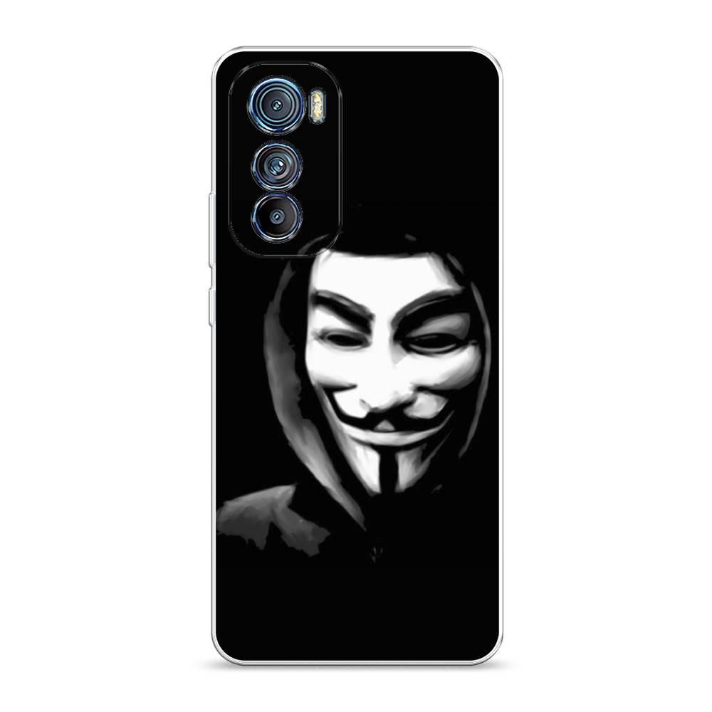 

Чехол силиконовый Awog "Анонимус" для Motorola Edge 30, Разноцветный