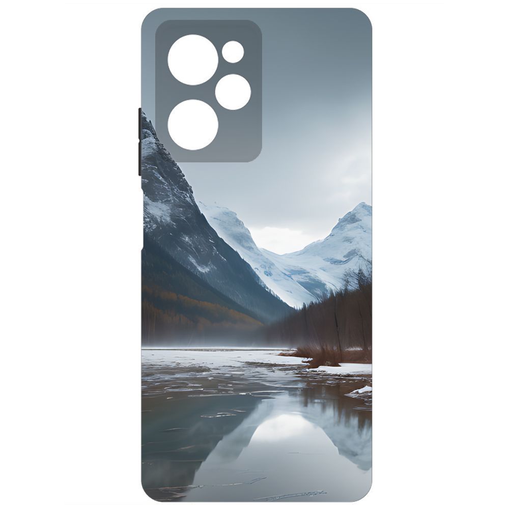 

Чехол-накладка Krutoff Soft Case Весенняя оттепель для Poco X5 Pro черный