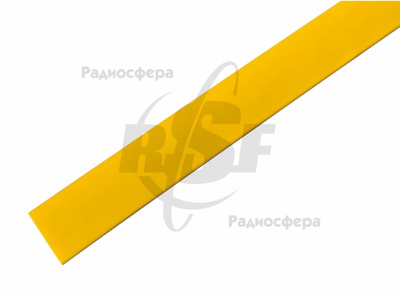 фото Трубка термоусадочная 19.0x1000 желтая, 1 метр nobrand