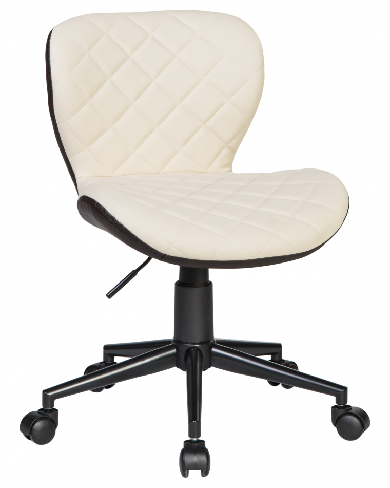 фото Офисное кресло для персонала dobrin rory lm-9700 (кремово-коричневый) logomebel