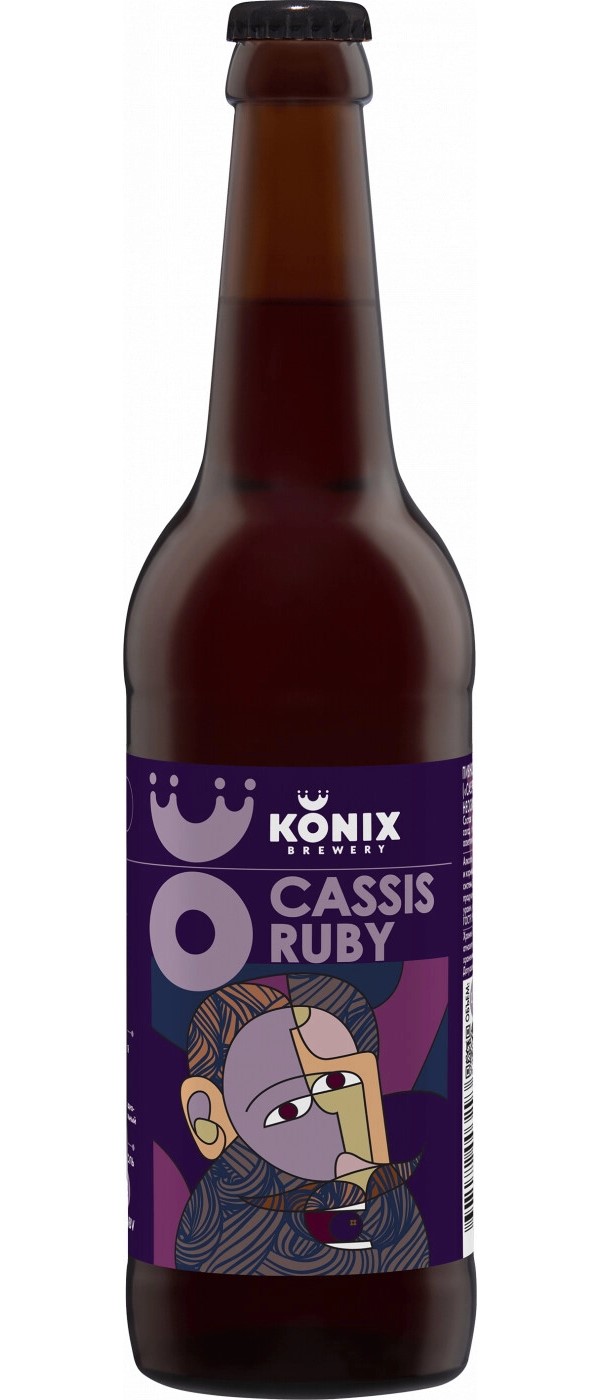 

Пивной напиток Konix Cassis Ruby красный 0,45 л, Светлое, ТН-00004799