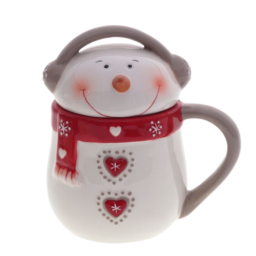 

Конфетница Снеговик меломан, 13*9,7*13,9 см KSM-742755