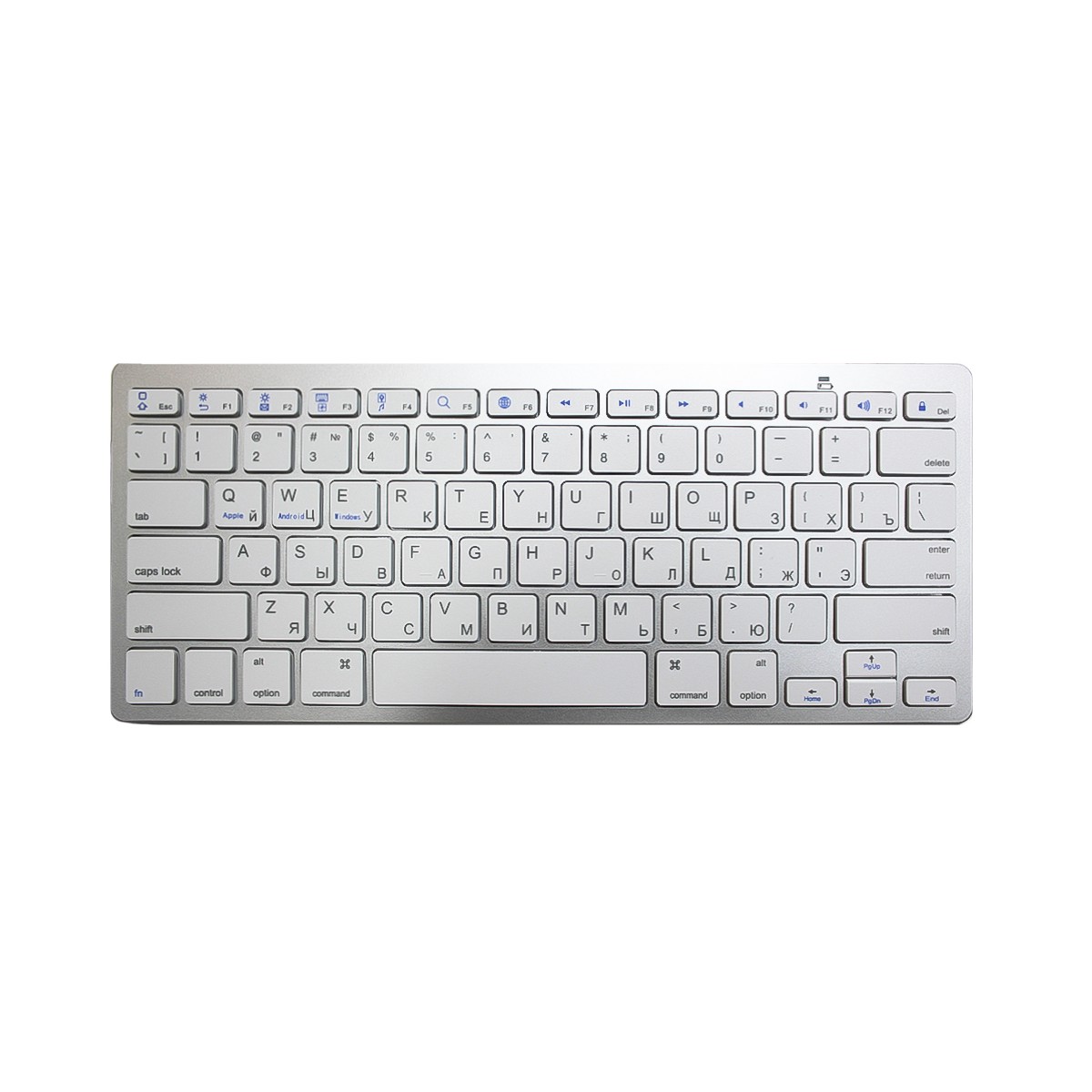 фото Беспроводная клавиатура palmexx apple style silver (px/kbd-bt-apst)