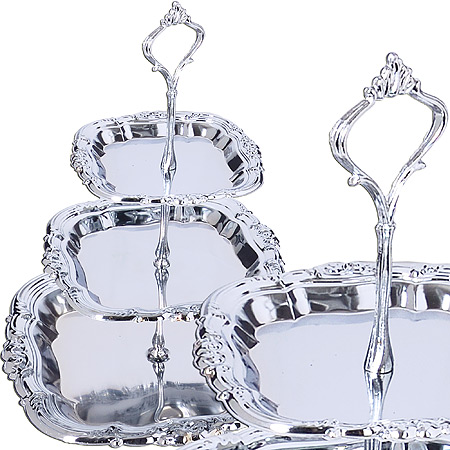 

Конфетница мет. 3-х ярусная Mayer&Boch 30428 KSMB-30428