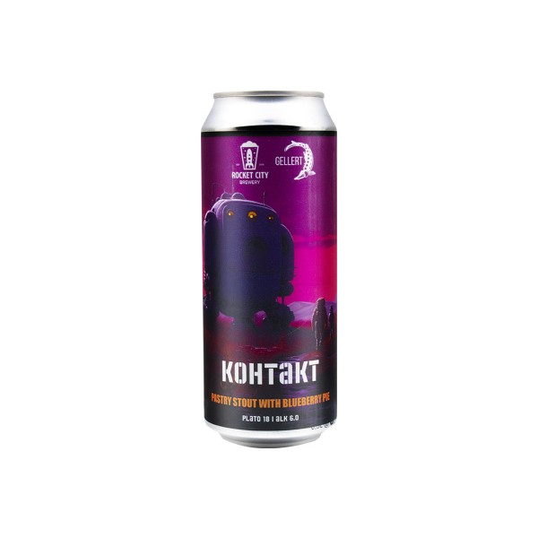 

Пивной напиток Rocket City Контакт Stout 0,5 л, Светлое, ТН-00004511