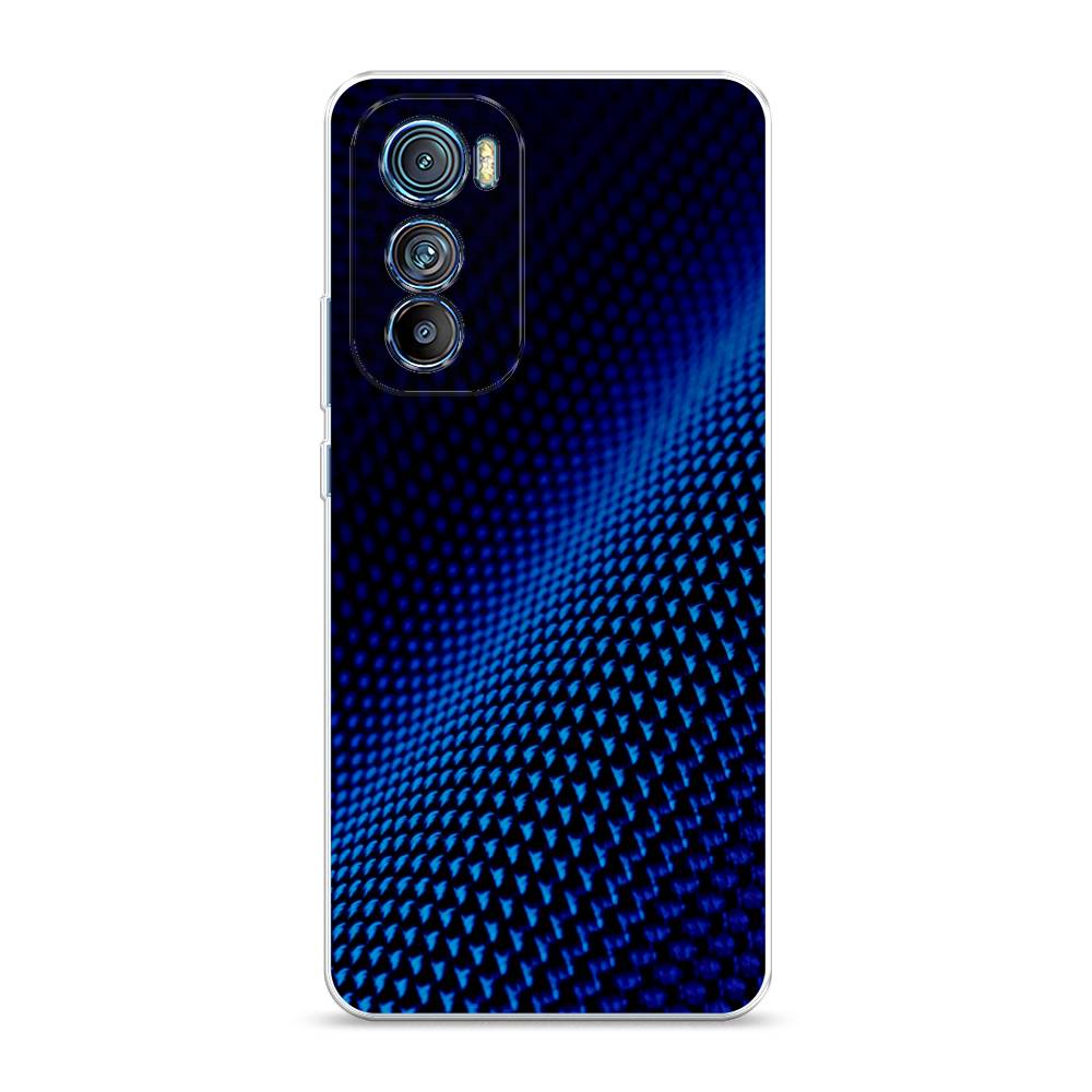 

Чехол Awog на Motorola Edge 30 "Синий карбон"