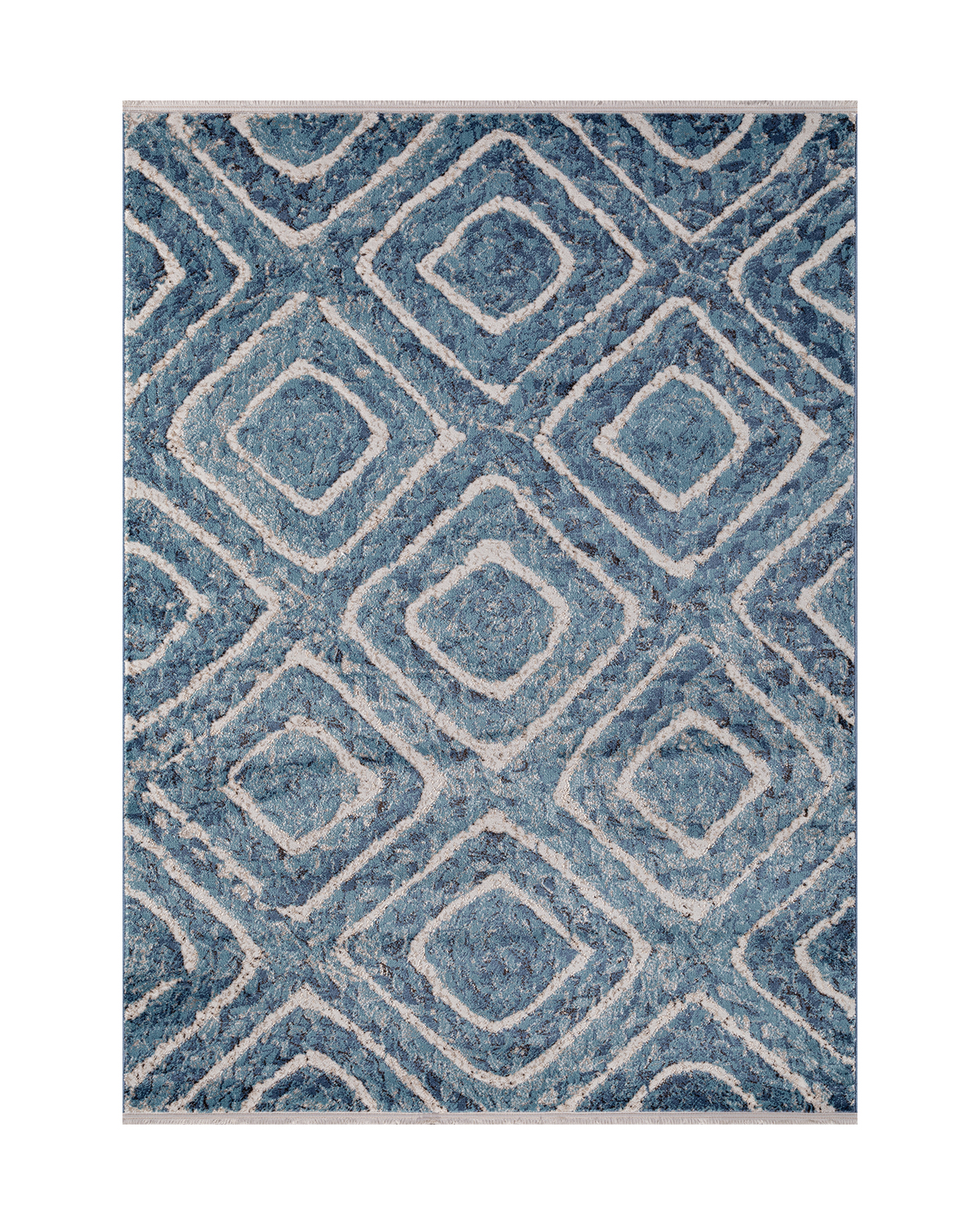 

Ковёр Merinos Morocco 80x140 прямоугольный синий/бежевый D856
