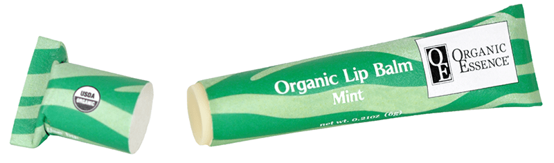 фото Органический бальзам для губ "мята" organic essence 6 г