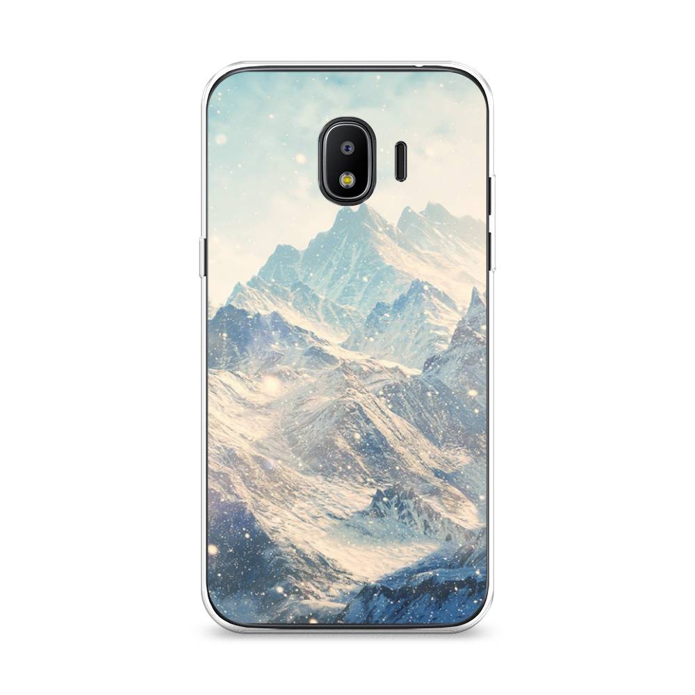 

Чехол Awog на Samsung Galaxy J2 2018 "Горы 4", Голубой, 25650-4