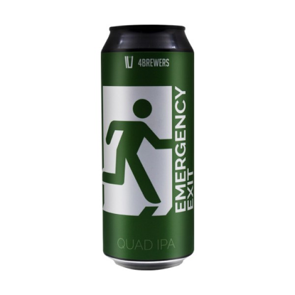 

Пиво 4Brewers Emergency Exit IPA светлое 0,5 л, ТН-00004449