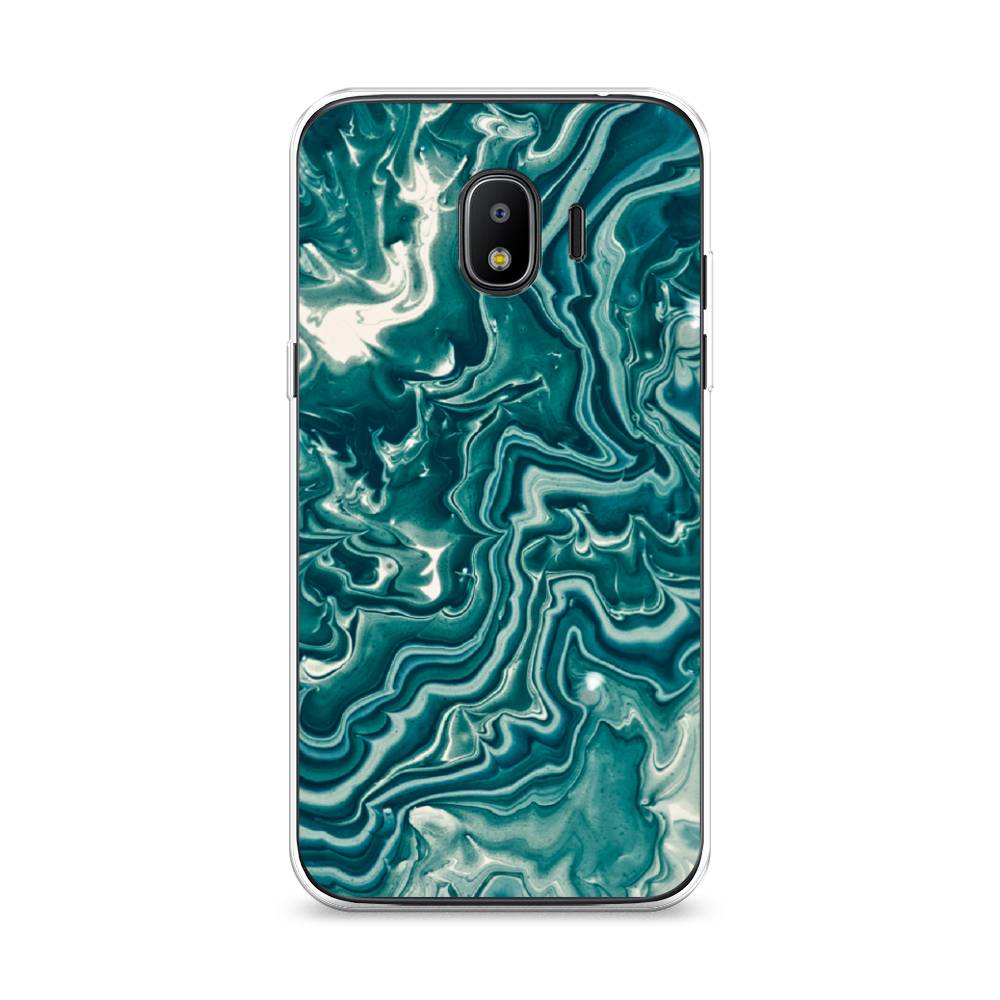 

Чехол Awog на Samsung Galaxy J2 2018 "Минералы 4", Голубой, 25650-3