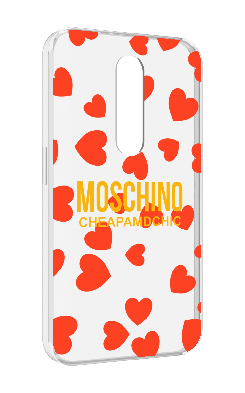 

Чехол MyPads сердца-москино для Motorola Moto X Force (XT1585 / XT1581), Прозрачный, Tocco