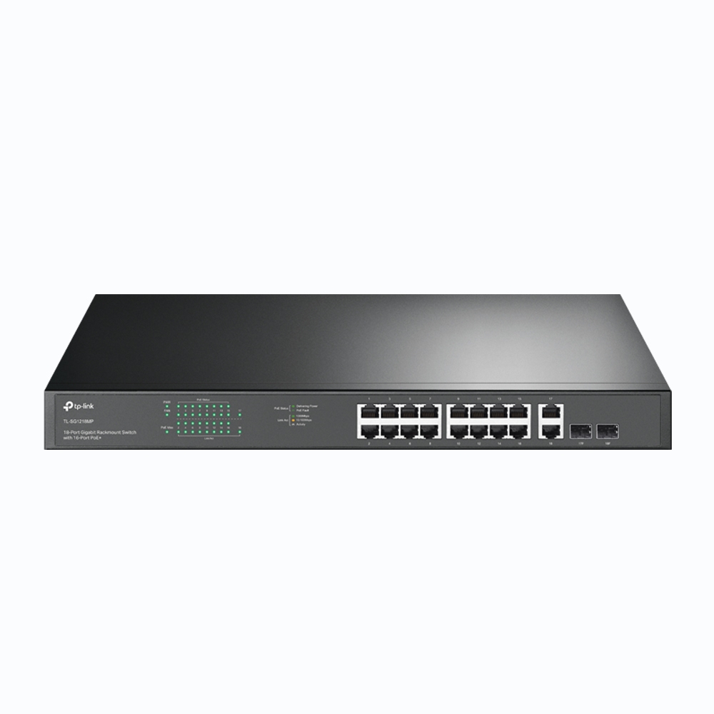 TP-Link TL-SG1218MP 18-портовый гигабитный коммутатор с 16 портами PoE+ SMB