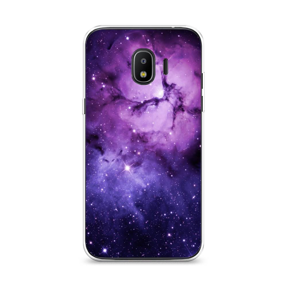 

Чехол Awog на Samsung Galaxy J2 2018 "Космос 18", Фиолетовый, 25650-4