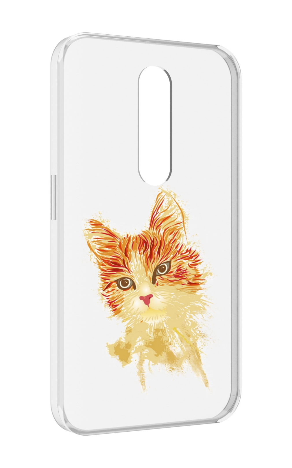 

Чехол MyPads рыжий кот для Motorola Moto X Force (XT1585 / XT1581), Прозрачный, Tocco