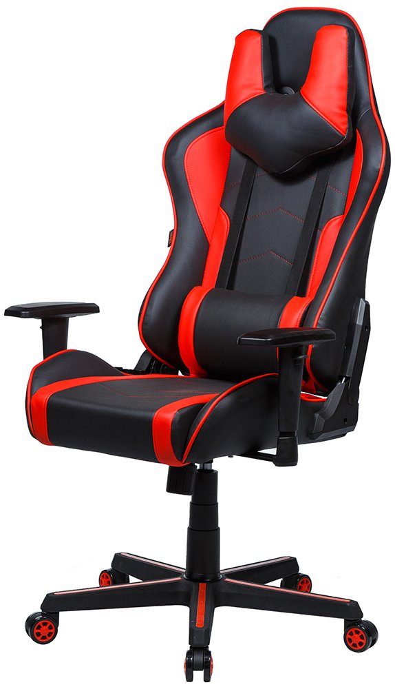 фото Игровое кресло raybe k-p005 красное