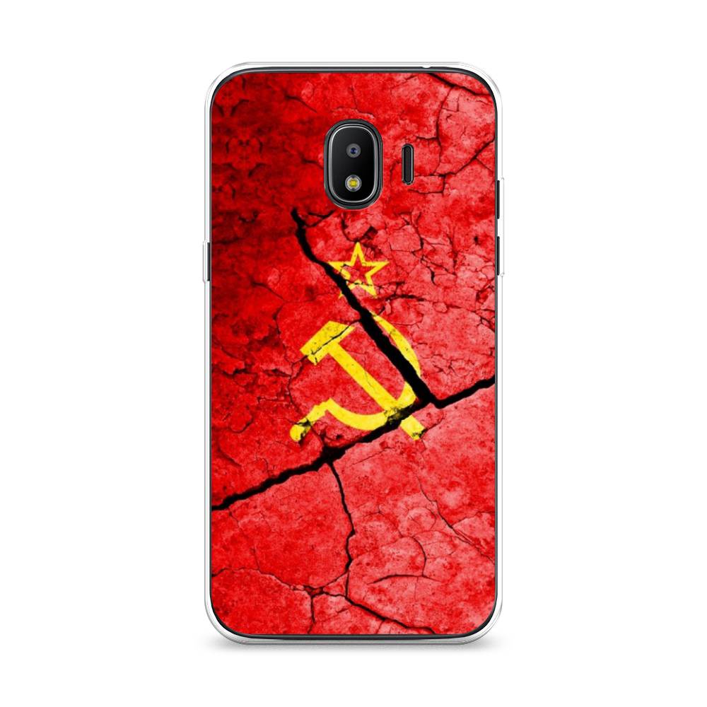 

Чехол Awog на Samsung Galaxy J2 2018 "СССР", Красный;черный;желтый, 25650-5