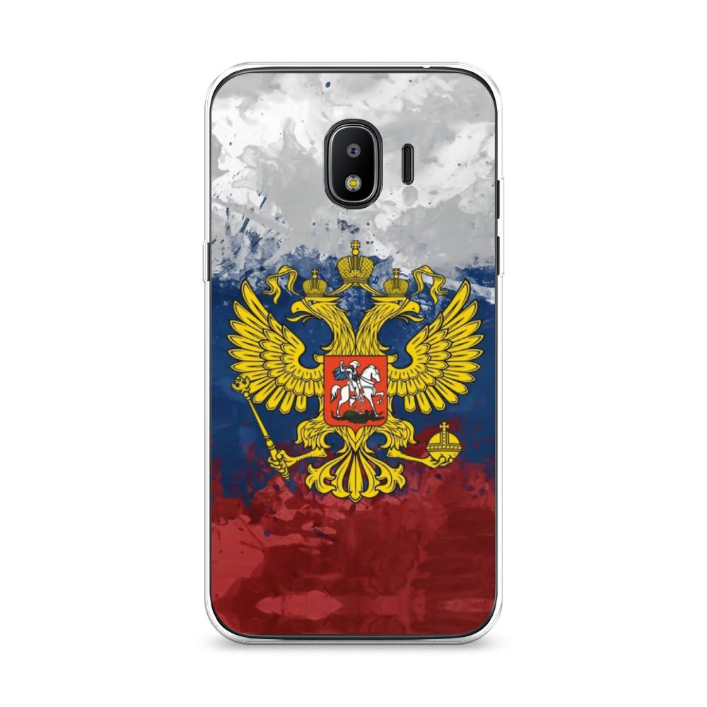 

Чехол Awog на Samsung Galaxy J2 2018 "РФ", Белый;синий;красный, 25650-5