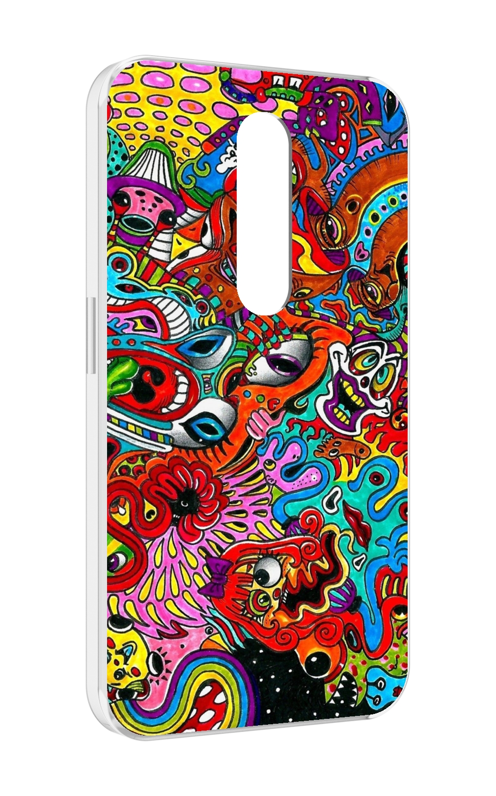 

Чехол MyPads разные абстракции яркие для Motorola Moto X Force (XT1585 / XT1581), Прозрачный, Tocco