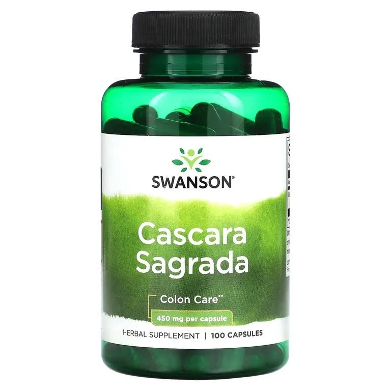 

Каскара Саграда Swanson Cascara Sagrada 450 мг 100 капсул