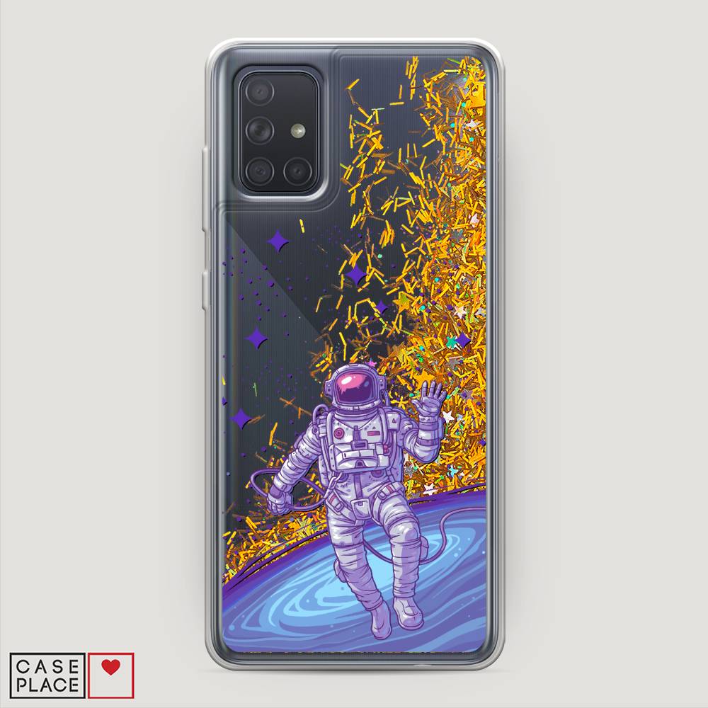 

Чехол Awog на Samsung Galaxy A71 4G "Космонавт в открытом космосе", Разноцветный, 29090-1