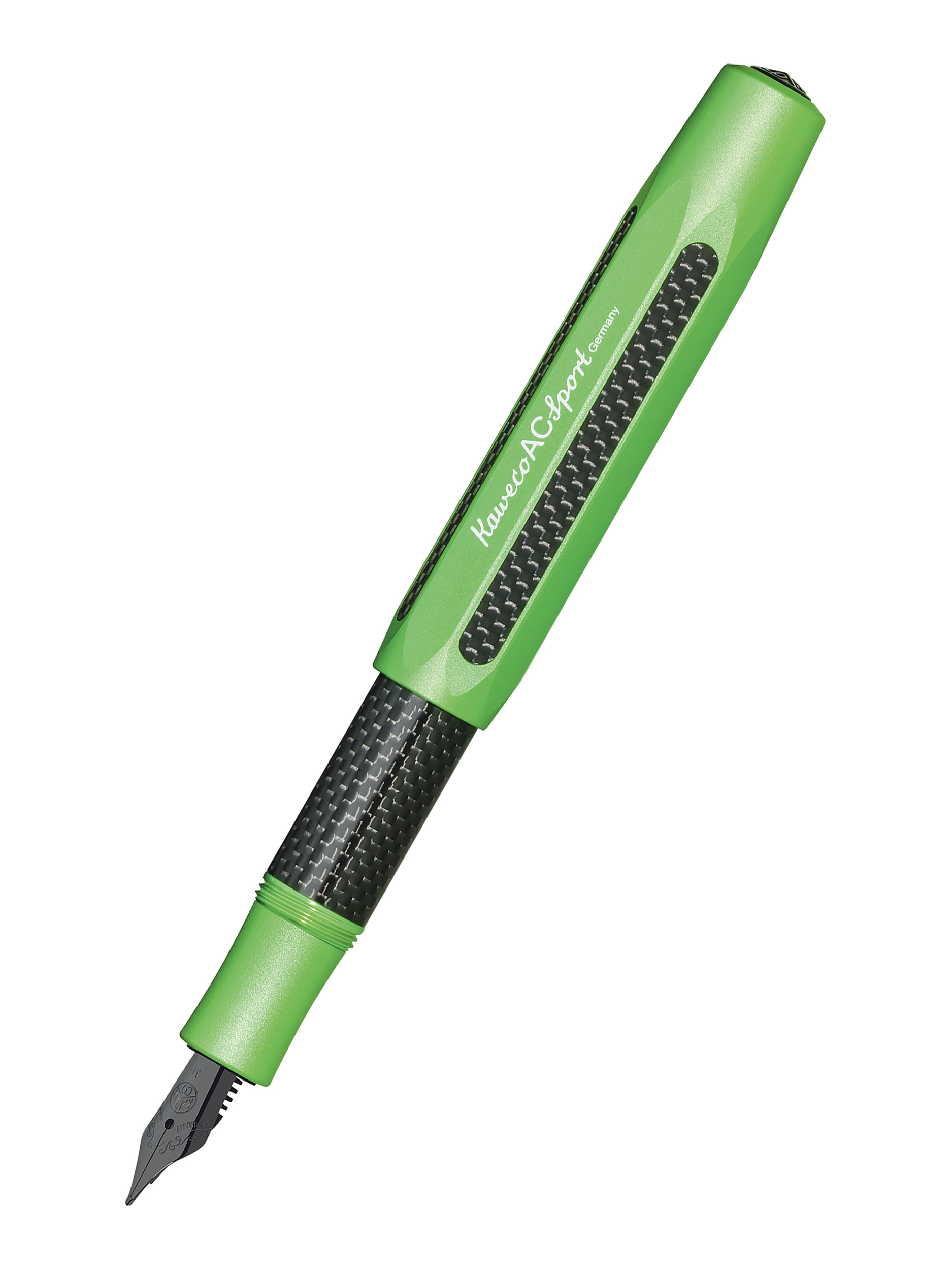 

Перьевая ручка Kaweco AC Sport F 07 мм корпус зеленый с черными вставками