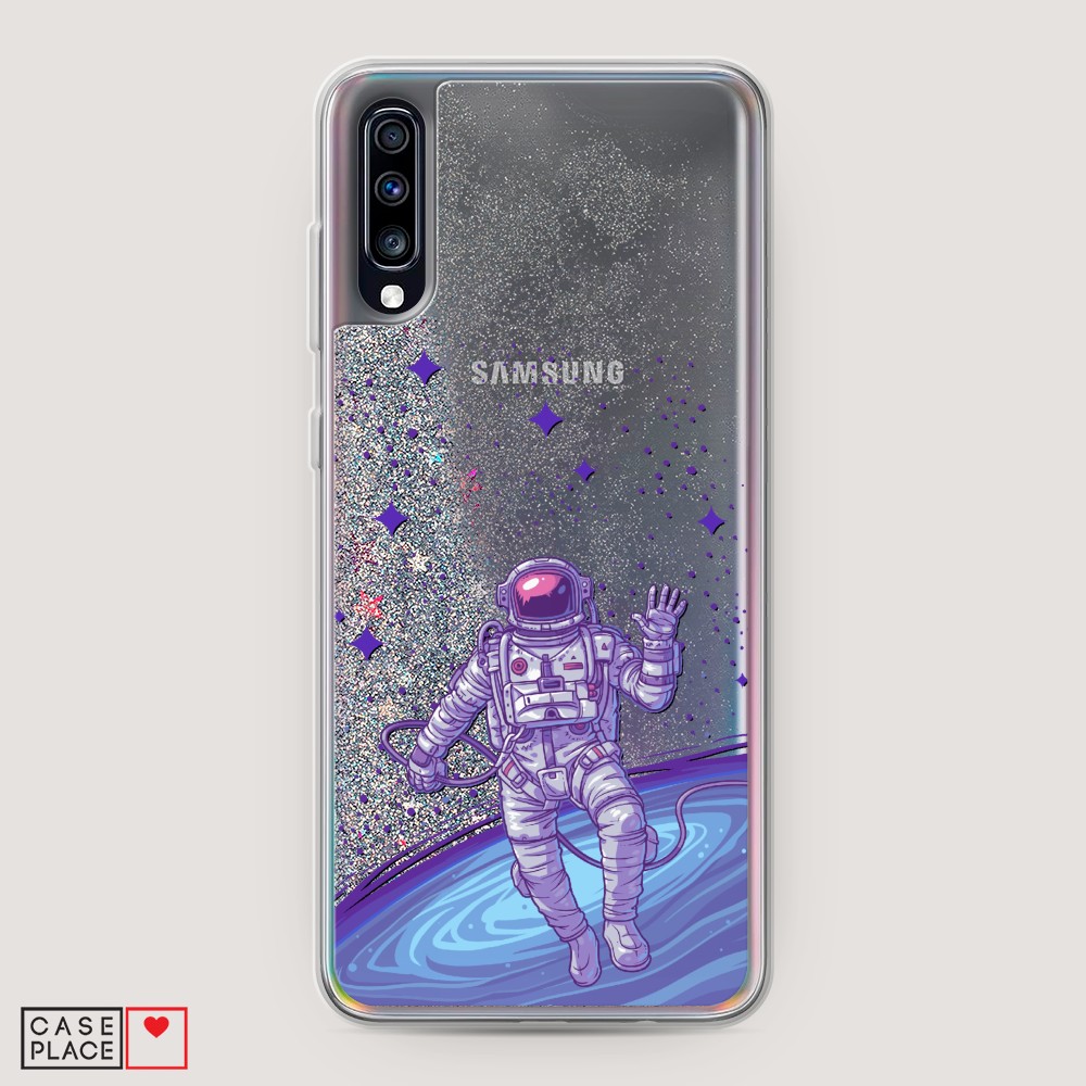 

Чехол Awog на Samsung Galaxy A70 "Космонавт в открытом космосе", Разноцветный, 28191-1