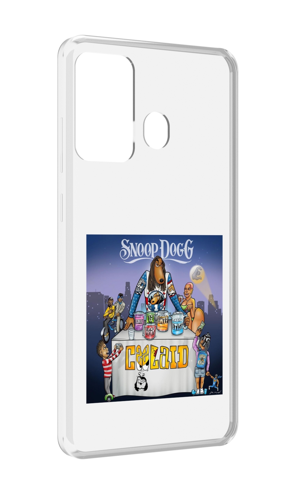 

Чехол MyPads Snoop Dogg COOLAID для ITEL A27 / ITEL P17, Прозрачный, Tocco