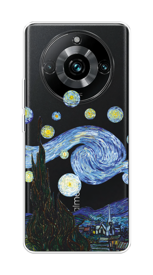 

Чехол на Realme 11 Pro Plus "Ночь Ван Гога", Голубой;синий;черный, 2514350-1