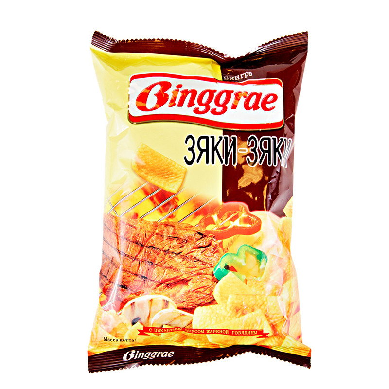 Чипсы Binggrae Зяки-Зяки 130 г 401₽