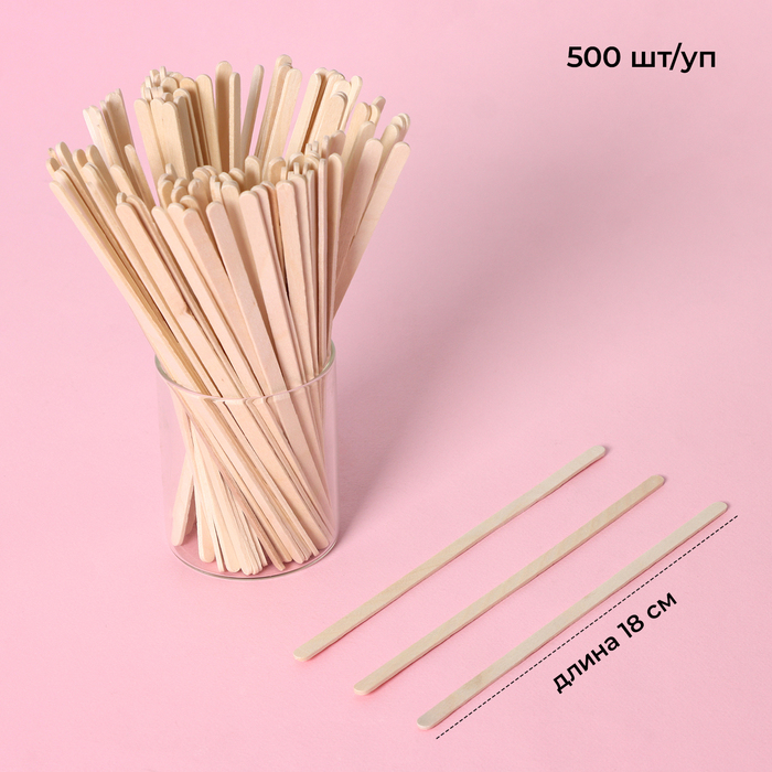 

Палочки для мороженного деревянные Magistro, 18 см, 500 шт./уп. (500 шт.), Коричневый