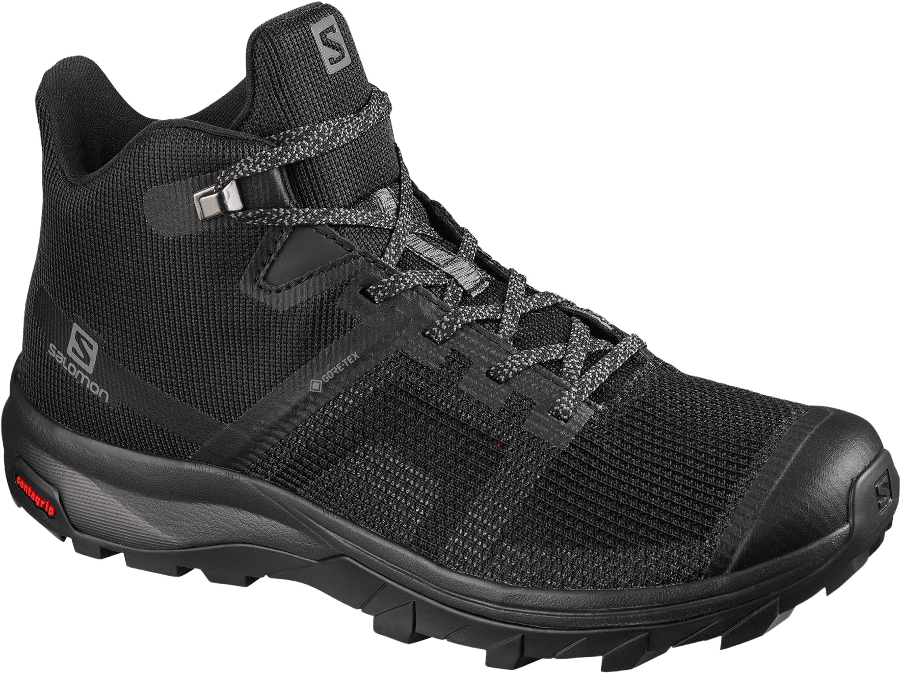 фото Кроссовки женские salomon outline prism mid gtx w черные 5 uk