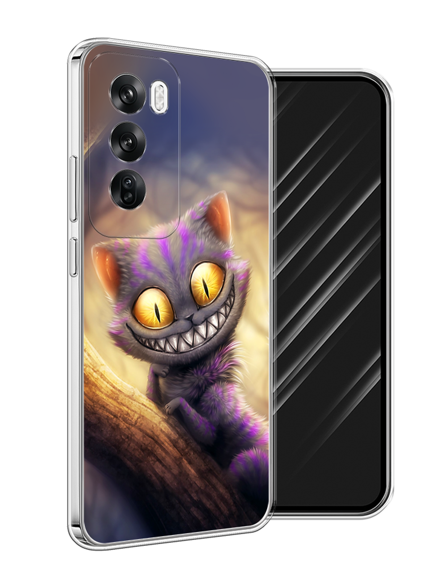 

Чехол Awog на Oppo Reno 12 "Cheshire Cat", Фиолетовый;желтый, 2517450-1