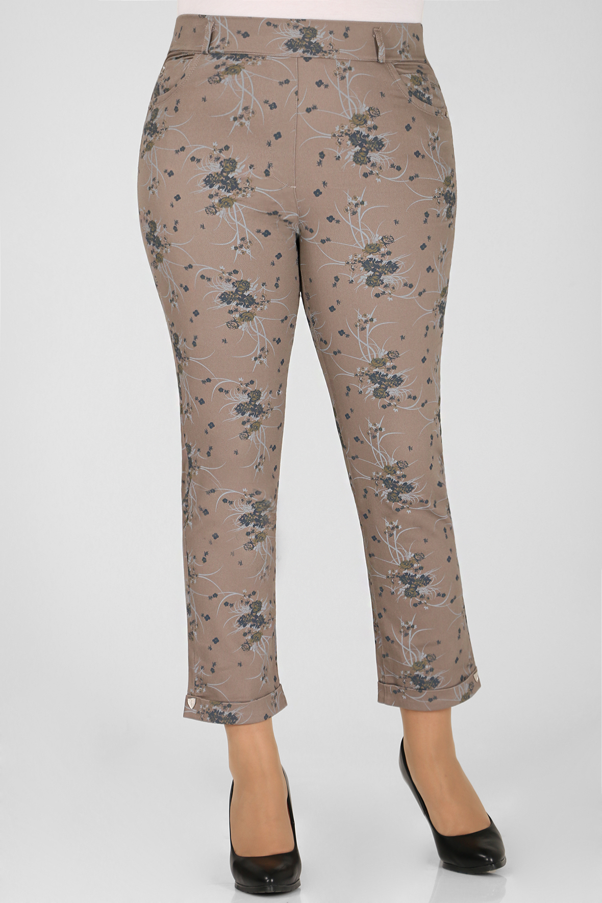 

Брюки женские AlmondShop 1В-53 869-К.С1 коричневые 54 RU, 1В-53 869-К.С1