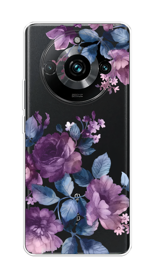 

Чехол на Realme 11 Pro Plus "Purple Blossoms", Синий;фиолетовый, 2514350-1