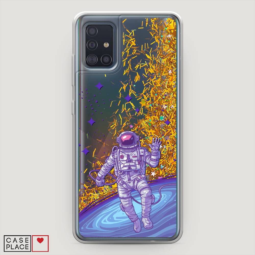 

Чехол Awog на Samsung Galaxy A51 "Космонавт в открытом космосе", Разноцветный, 28990-1