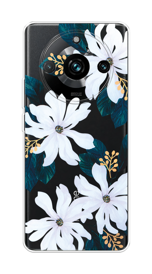 

Чехол на Realme 11 Pro Plus "Delilah Flower", Зеленый;белый, 2514350-1