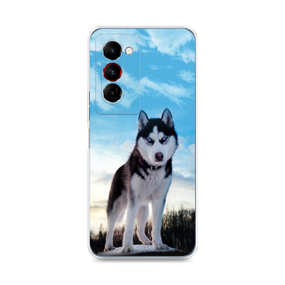 

Чехол Awog на Tecno Camon 18 Premier "Хаски 3", Разноцветный, 300850-2