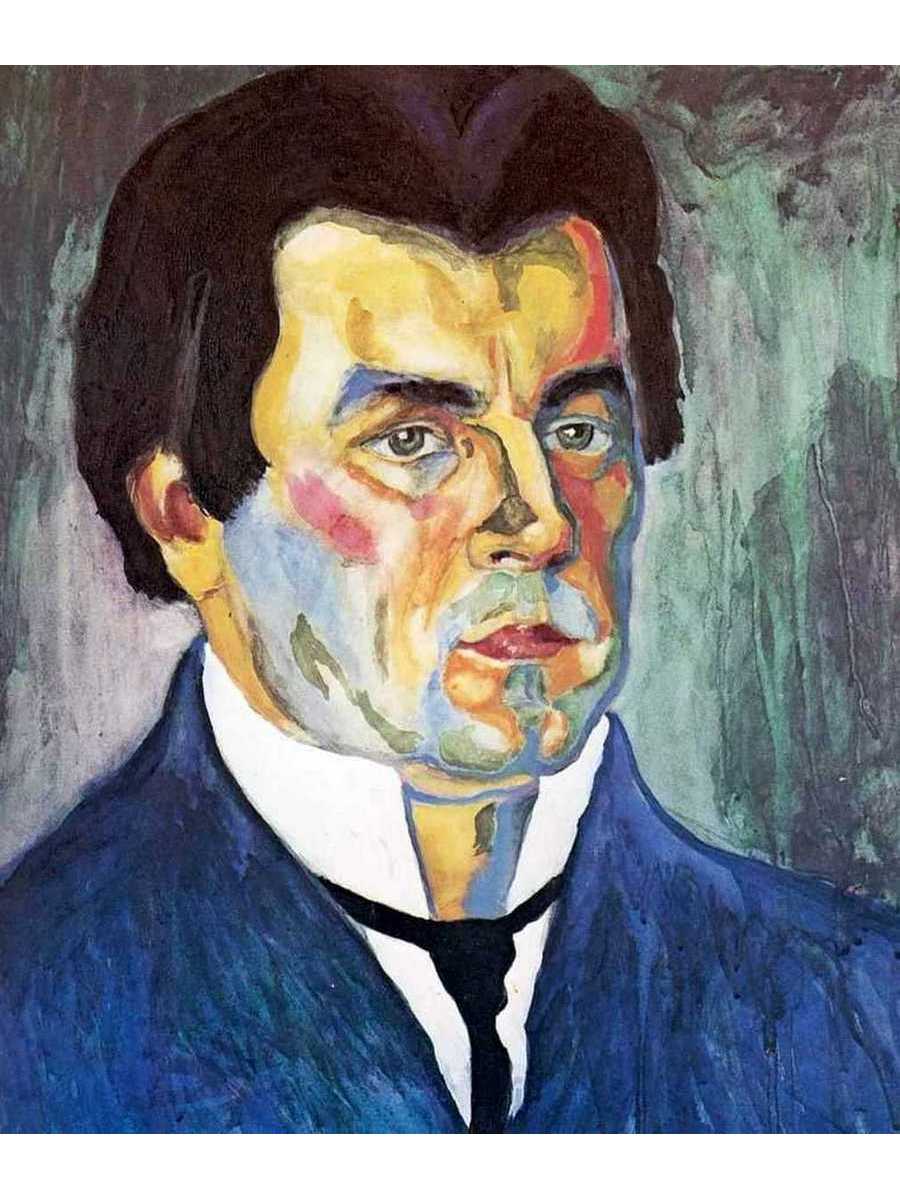 

Постер DRABS A3 Малевич Казимир Северинович Автопортрет. 1908