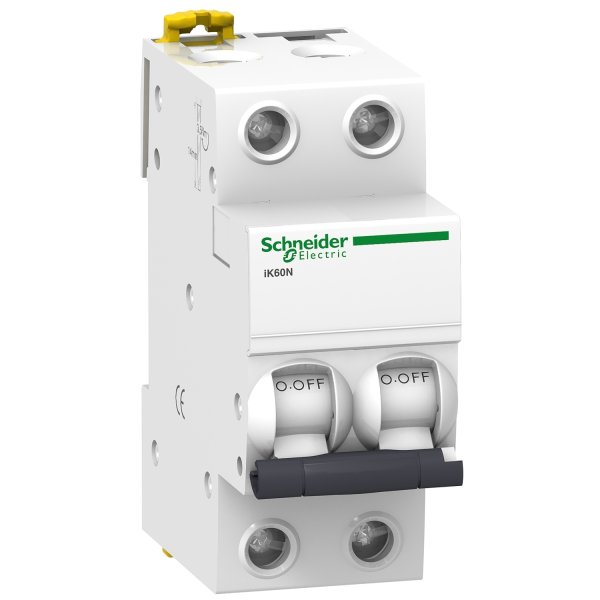 фото Автоматический выключатель schneider electric ik60 2п 2a c acti9 a9k24202