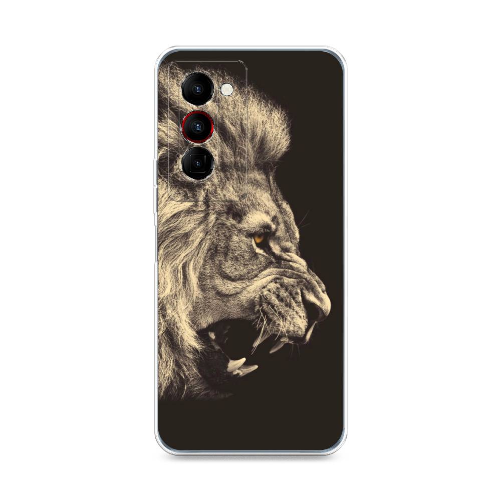 

Чехол Awog на Tecno Camon 18 Premier "Львиный рык 2", Разноцветный, 300850-1