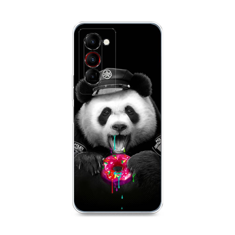 

Чехол Awog на Tecno Camon 18 Premier "Панда police", Разноцветный, 300850-2