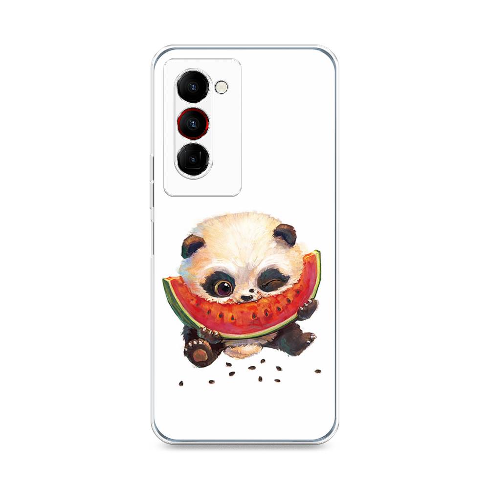 

Чехол Awog на Tecno Camon 18 Premier "Малыш панды с арбузом", Разноцветный, 300850-1