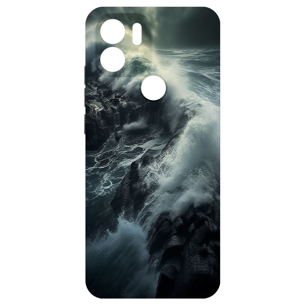 

Чехол-накладка Krutoff Soft Case Шторм для Xiaomi Redmi A1+ черный