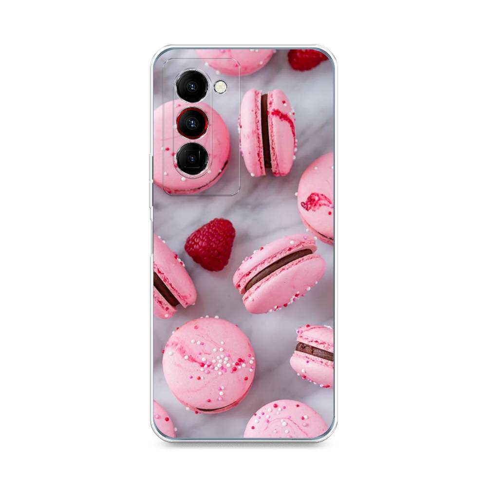 

Чехол Awog на Tecno Camon 18 Premier "Макарони с малиной", Разноцветный, 300850-10