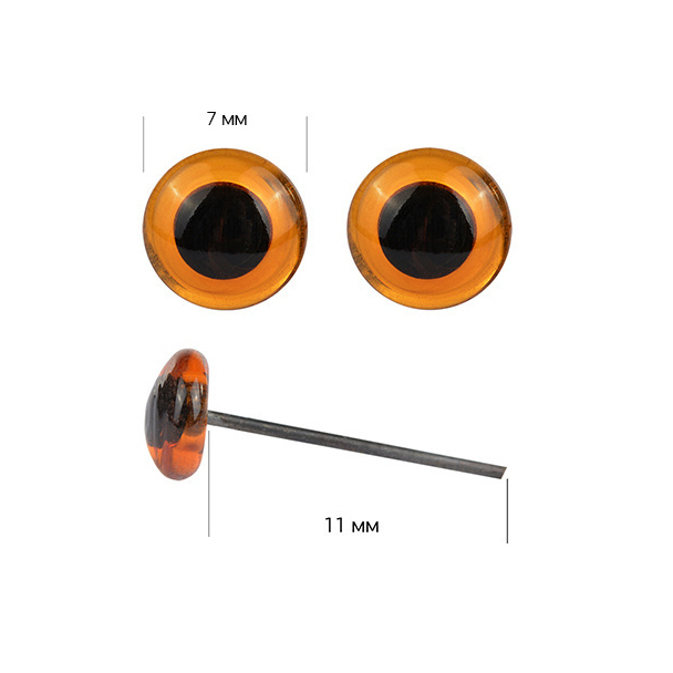 

Magic 4 Toys стеклянные, 7 мм, коричневые, 200 шт, Коричневый