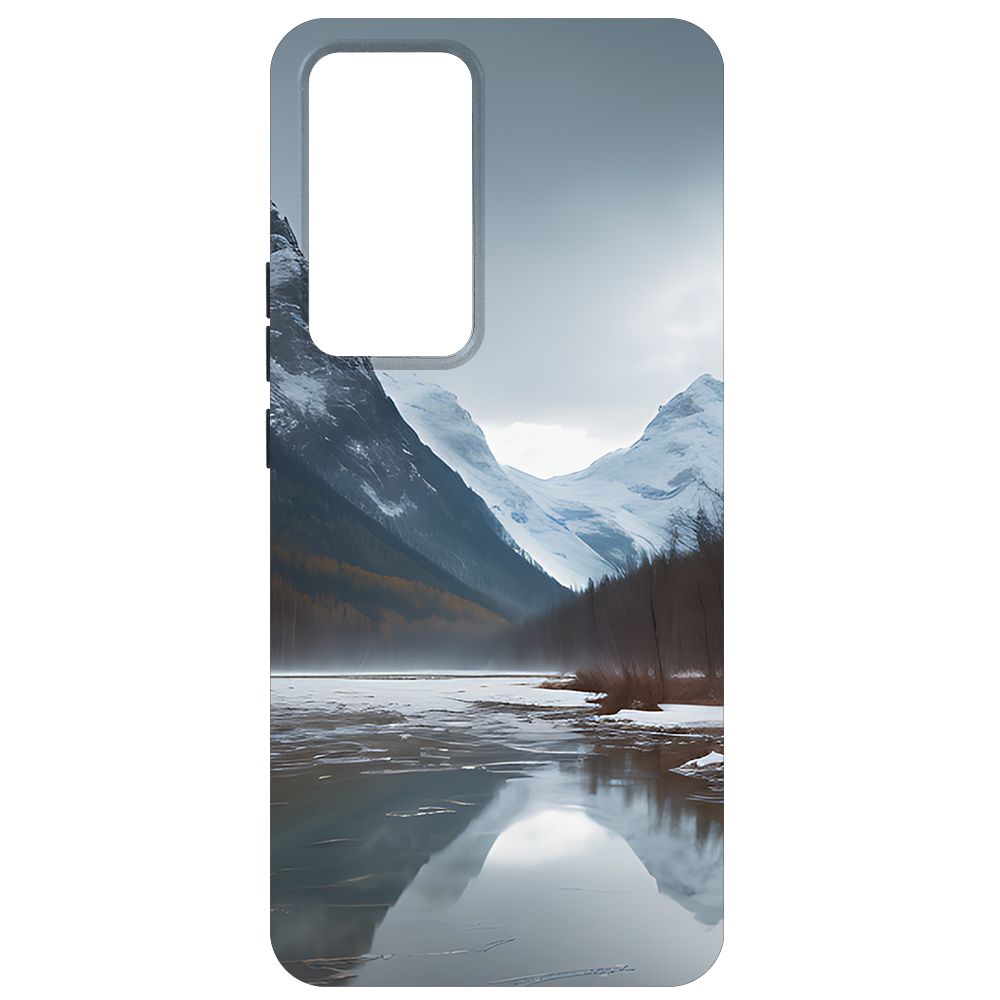 

Чехол-накладка Krutoff Soft Case Весенняя оттепель для Xiaomi 12T черный