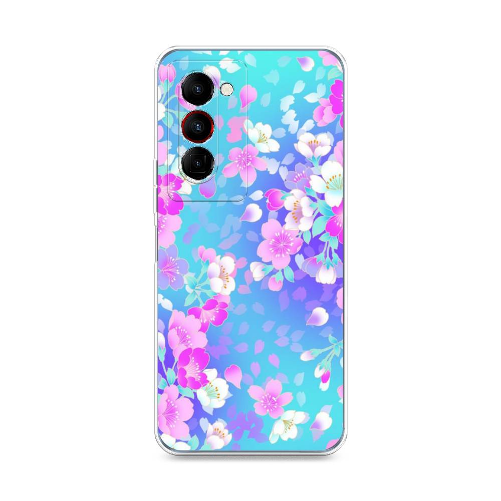 

Чехол Awog на Tecno Camon 18 Premier "Яблоневые цветы", Разноцветный, 300850-8