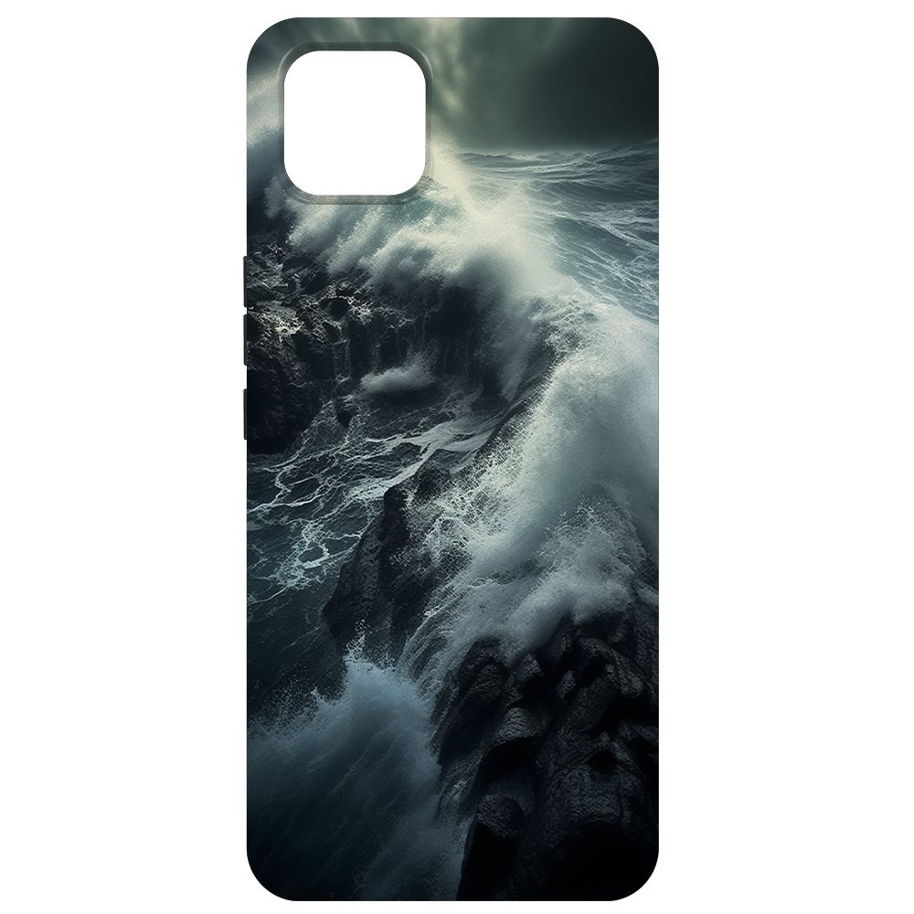

Чехол-накладка Krutoff Soft Case Шторм для Wiko T10 черный
